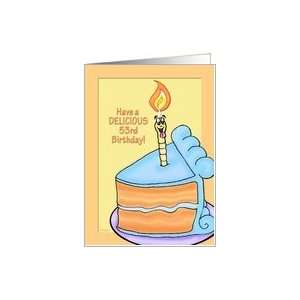  Tasty Cake Humorous 53rd Birthday Card Card Toys & Games