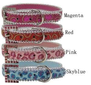 Handcrafted Shiny Bling Dog Collar  