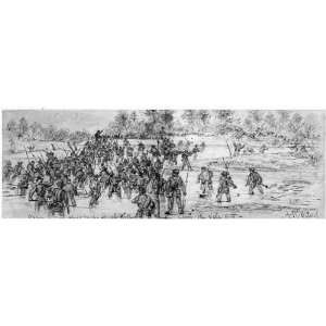   Charge of Genl. Wards troops through Kellys Ford upon the rifle pits