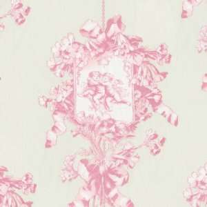  Angel Toile Red/Light Green Braemore Fabric the Yard: Everything Else