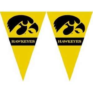  NCAA Iowa Hawkeyes 25 Foot Party Pennant Flags: Everything 
