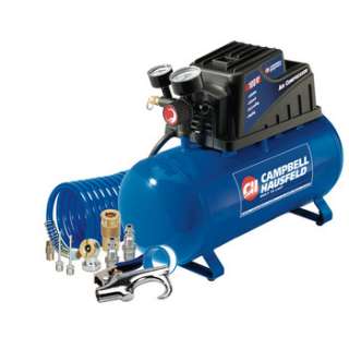 Campbell Hausfeld 3 Gallon Inflation and Fastening Compressor with 