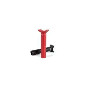  MacNeil Stump Seat Post   25.4mm x 135mm, Matte Red 