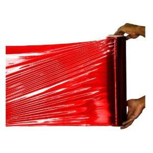  (4) Rolls Red Bundling Stretch Wrap Film 18 1500 ft 4 