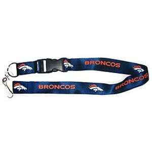  Denver Broncos Breakaway Lanyard with Key Ring (Quantity 