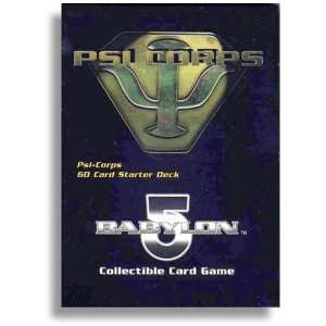   Babylon 5 Collectible Card Game Psi Corps 60 Card Starter Deck: Toys