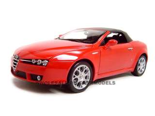 ALFA ROMEO SPIDER S RED ST 1:18 DIECAST MODEL WELLY  