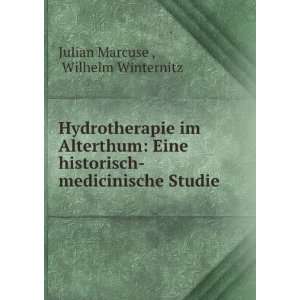    medicinische Studie Wilhelm Winternitz Julian Marcuse  Books