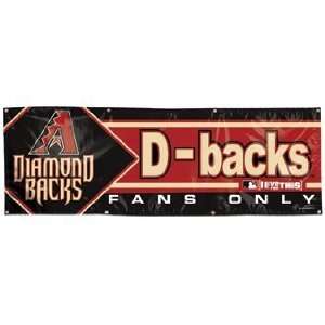 MLB Arizona Diamondbacks Banner   2x6 Vinyl:  Sports 