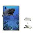 Shark Attack Ocean Nature New Chrome Flip Top Lighter