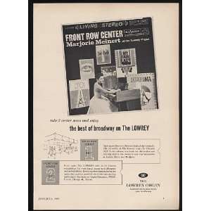  1960 Marjorie Meinert Front Row Center Lowrey Organ Print 