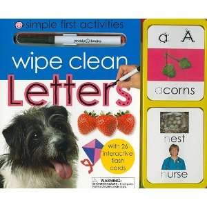   Wipe Clean Pen and Flash Cards]   [WIPE CLEAN LETTERS] [Board Books