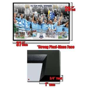  Framed Manchester City FC FA Cup Champions Poster 33638 