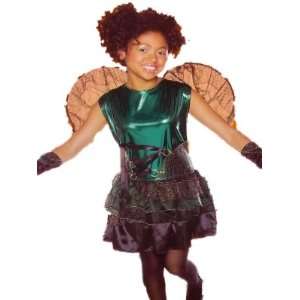  Girls Dragon Fairy Costume XL dress with wings: Toys 
