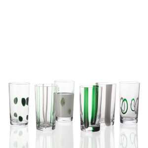  Envie Tall Tumblers Set of 6 Designs: Kitchen & Dining