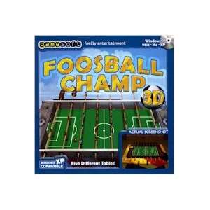  BRAND NEW Gamesoft Foosball Champ 3D OS Windows 98 Me Xp 