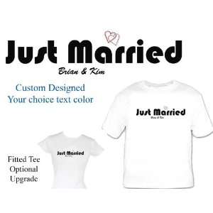 Shirts 2hearts for Bride/ Groom Bridal Shower Gift Honeymoon Clothing 