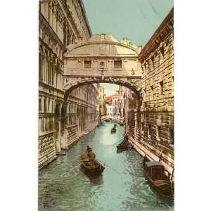   1920s Vintage Postcard Bridge of Sighs Venice Italy: Everything Else