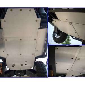   Aluminum Fully Belly Skid Plate For Polaris Ranger RZR: Automotive