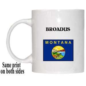  US State Flag   BROADUS, Montana (MT) Mug 
