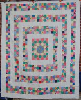 40s Boston Commons Postage Stamp Antique Quilt ~MINT  