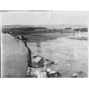   Grand Tower,Illinois, just after the levee broke,1927