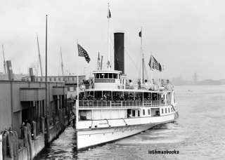 Steamboat Nantasket Rowes Wharf Boston Harbor MA  