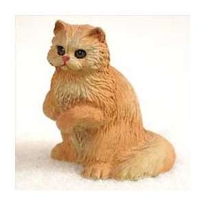  Red Persian Miniature Cat Figurine: Home & Kitchen