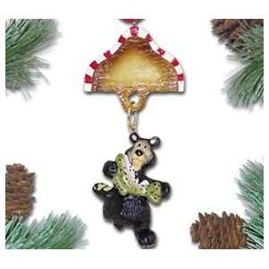   Bear with Fish Christmas Ornament   Brookie Bearskin: Home & Kitchen