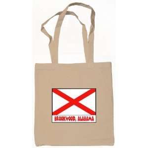  Brookwood Alabama Souvenir Tote Bag Natural: Everything 