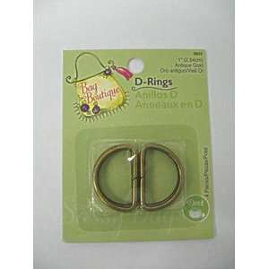  Dritz Hand Bag Boutique Gold D ring SA204: Arts, Crafts 