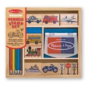  Melissa and Doug Vehicle Stamp Set: Toys & Games