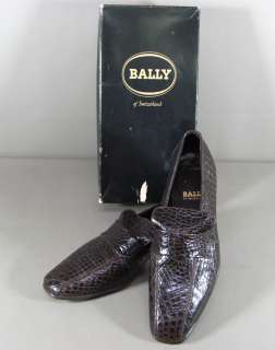 Pair of Brown Tivoli Bally of Switzerland Mens Shoes Size 10  