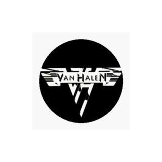   : Van Halen   Logo (Black And White)   1 1/4 Button / Pin: Clothing