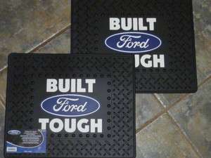   14 FORD RUBBER FLOOR MATS UTILITY MATS TRUNK OR TOOL BOX LINER  