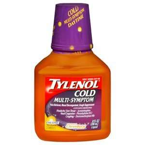   pack of 6 TYLENOL COLD MULTI SYMP CITRUS 8oz