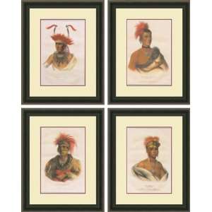  Mckinney Hawl   Indian Chiefs, Set of 4