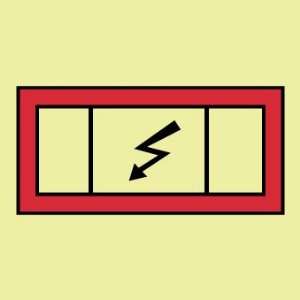  SIGNS SYMBOL EMERGENCY SWITCHBOARD: Home Improvement