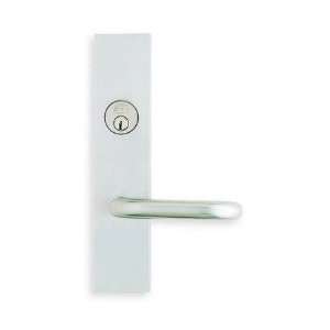 Omnia 12798 US26D L Mortise with Plates Satin Chrome Privacy Mortise L