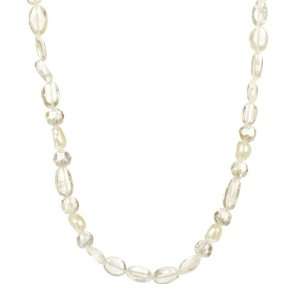  Crystal and Crystalized Swarovski with White Pearl Necklace 