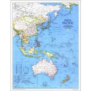  National Geographic 1989 Asia Pacific Map
