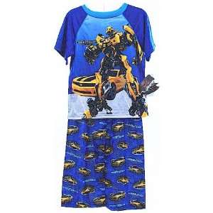  Transformers Blue Boys Sz. Extra Small Pajama Sleepwear 