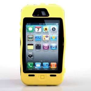   Quality Protective Bumper Case for iPhone 4G   Yellow Electronics