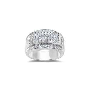  0.92 CT PAVE STUNNING MENS WHITE GOLD WITH PATTERNED SIDES 