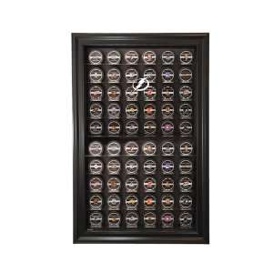  Tampa Bay Lightning 60 Hockey Puck Display Case, Cabinet 