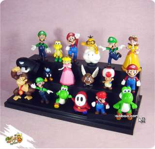 18 Super Mario Bros Luigi Action Figures f/ Xmas Gift  