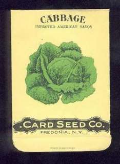 15 Different,Vintage 1910 1915 CARD CO SEED PACKETS, NR  