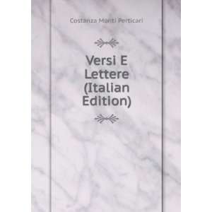   Lettere (Italian Edition) Costanza Monti Perticari  Books