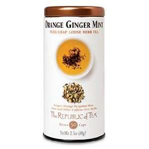   Ginger Mint, Full leaf Loose Herb Tea, by The Republic of Tea, 2.3oz