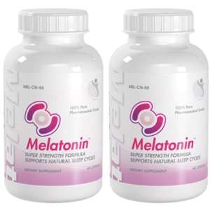  New You Vitamins Melatonin Super Strength Supports Natural Sleep 